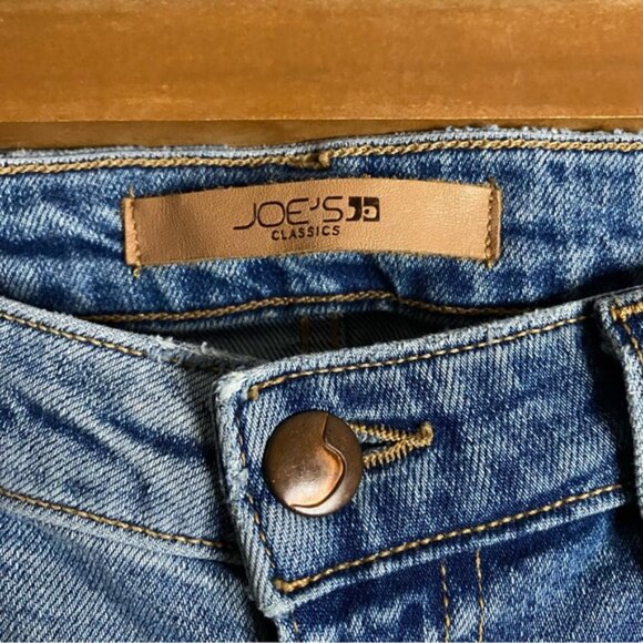 Joe's Classics Women’s Charlie High Rise Skinny Ankle Denim Cropped Jeans - Picture 4 of 8